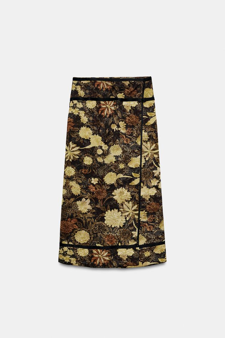 Falda pareo floral ZW COLLECTION 4