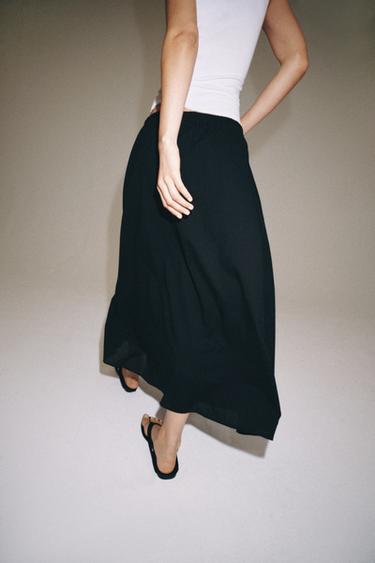 ZW COLLECTION LONG SKIRT - Black by Zara - Image 2