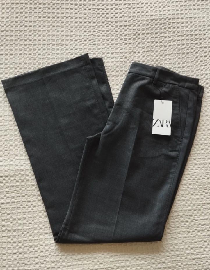 ZW COLLECTION WOOL STRAIGHT-LEG TROUSERS - Image 4