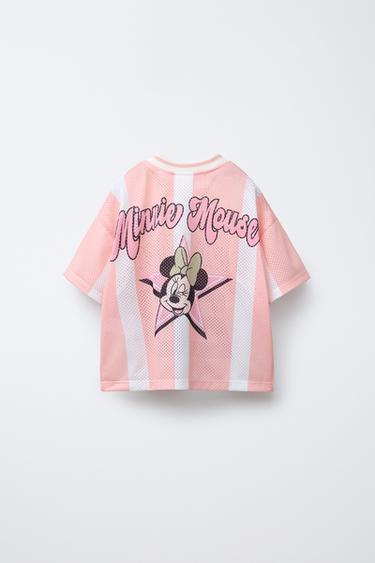 T-SHIRT DÉCOUPÉ MINNIE MOUSE © DISNEY - Rose de Zara - Image 1