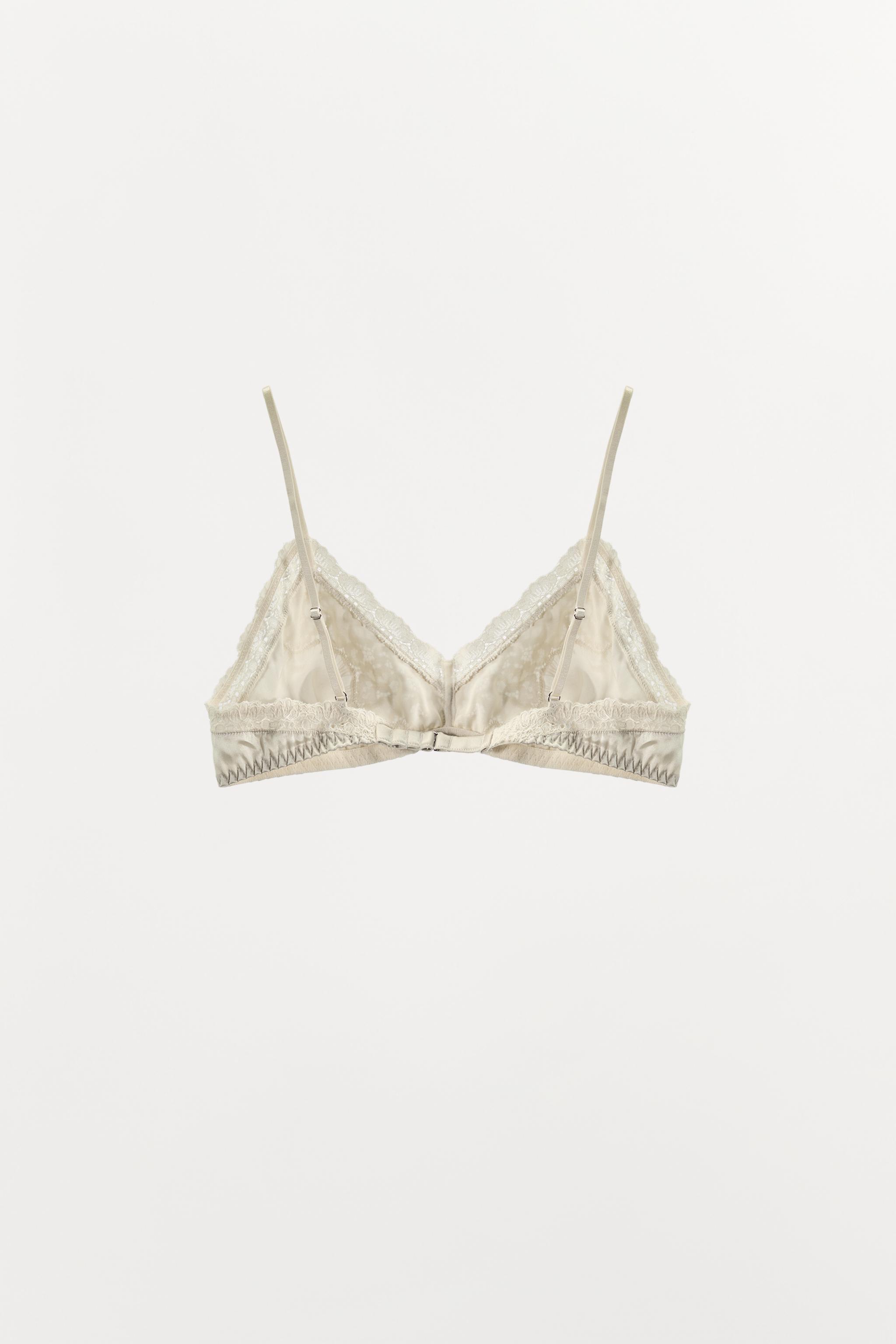 SILK BLEND LACE BRALETTE
