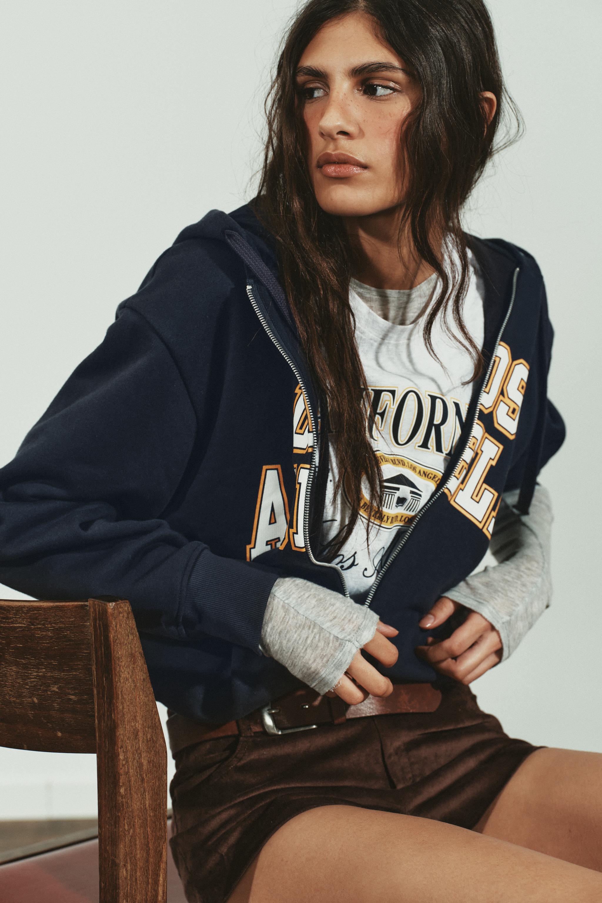 COMBINATION VARSITY SWEATSHIRT