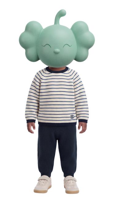 KNIT JOGGERS - Blue by Zara