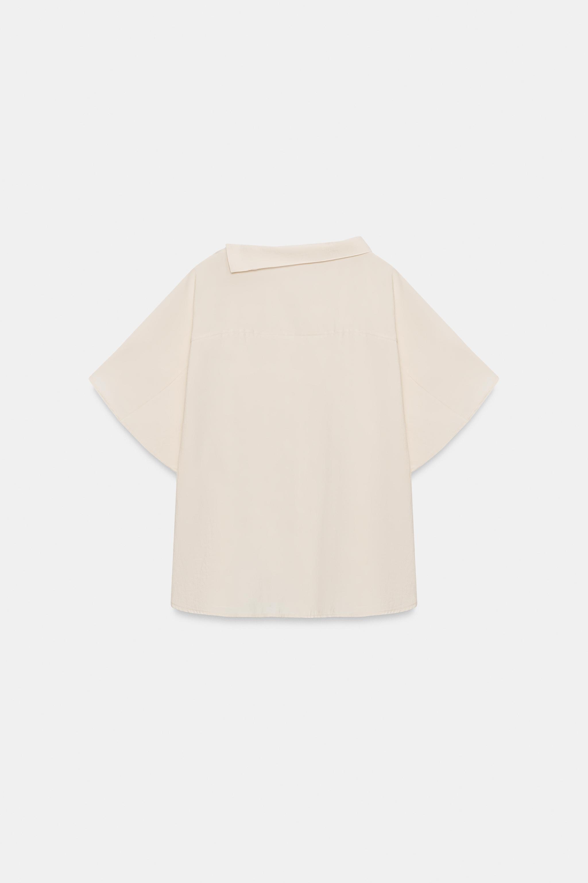 FLOWY FIREMAN CLASP BLOUSE ZW COLLECTION