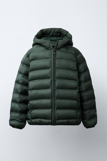 ULTRALIGHT HOODED JACKET - Green by Zara