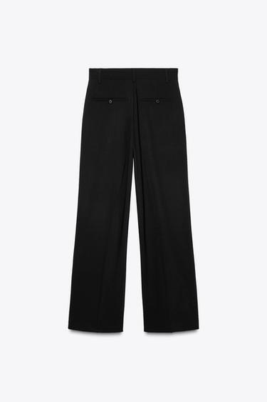 DARTED TROUSERS - Black by Zara - Image 3