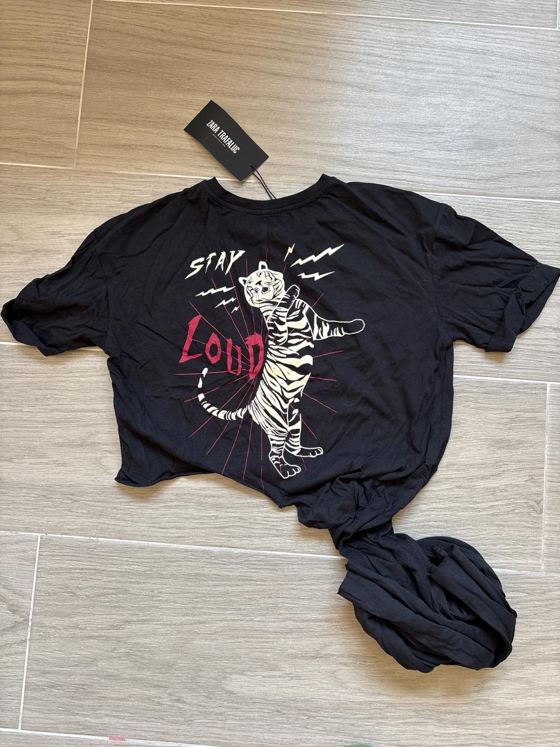 T-SHIRT WITH BOW AND SLOGAN - Image 2