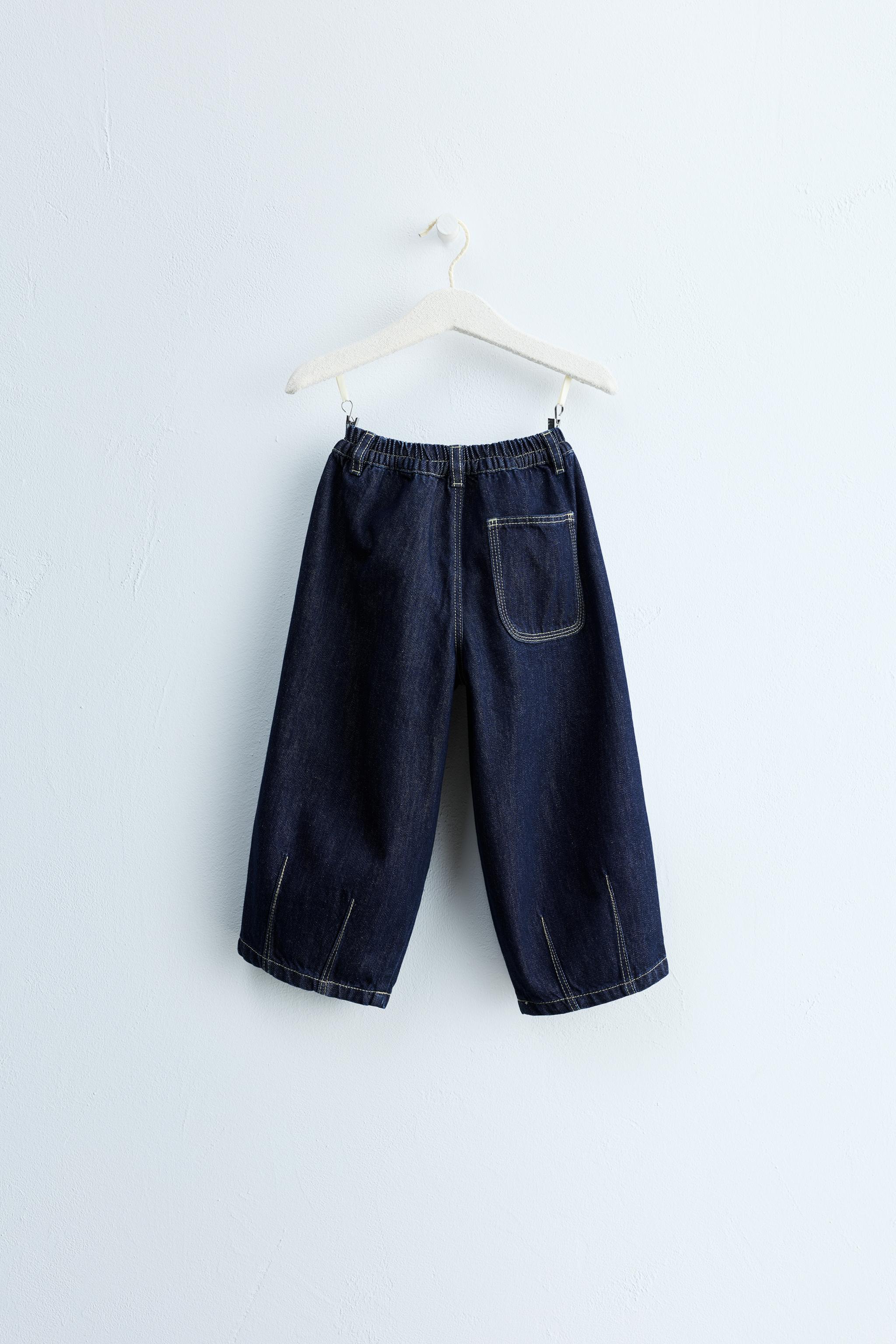ZARA TIMELESS - JEANS STRAIGHT CONTRASTE
