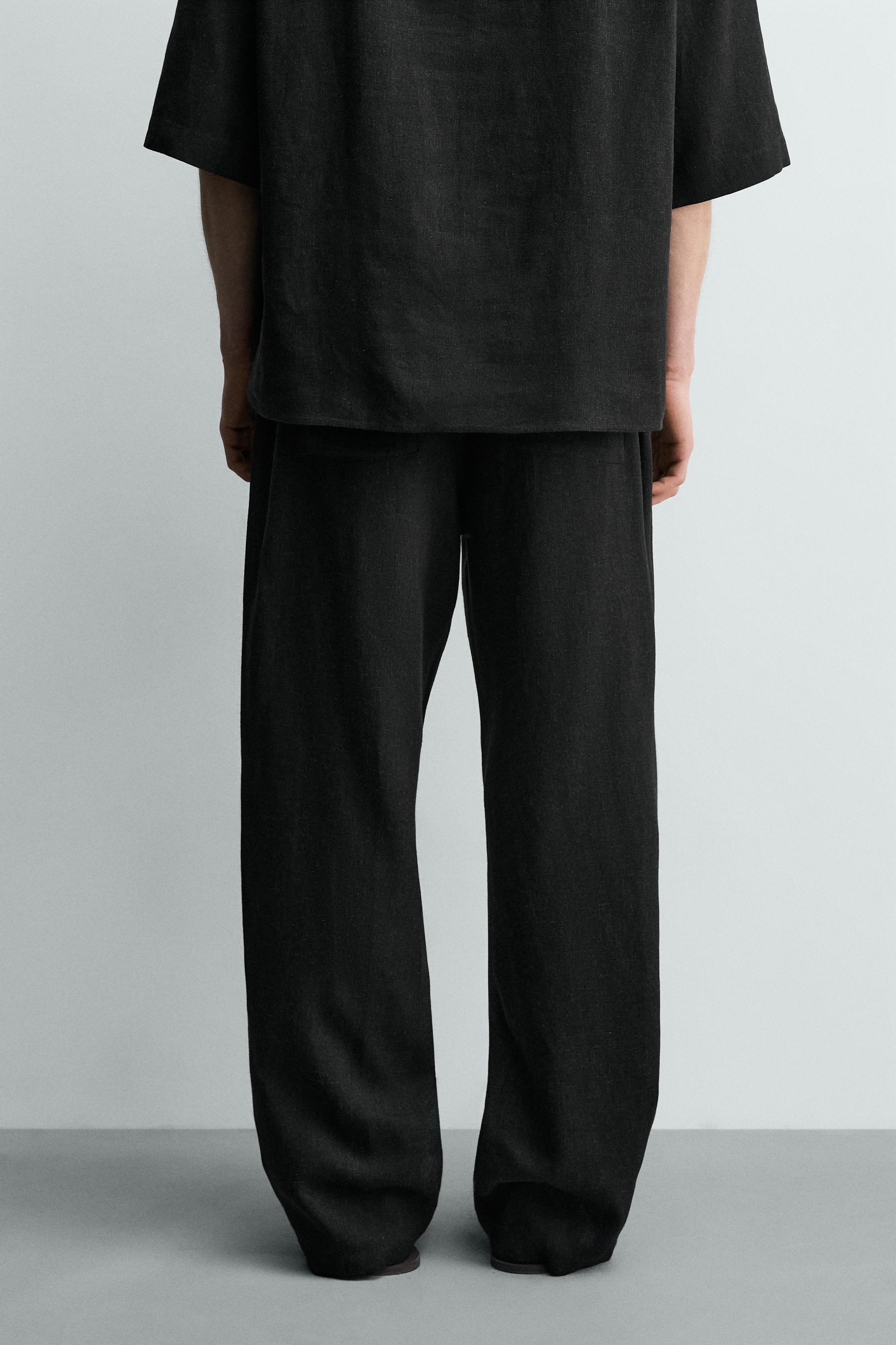 RELAXED FIT VISCOSE-HEMP PANTS