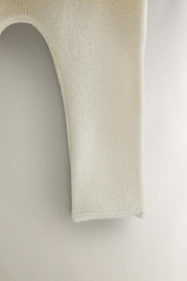 CASHMERE BABY LEGGINGS - Oyster-white by Zara - Image 2
