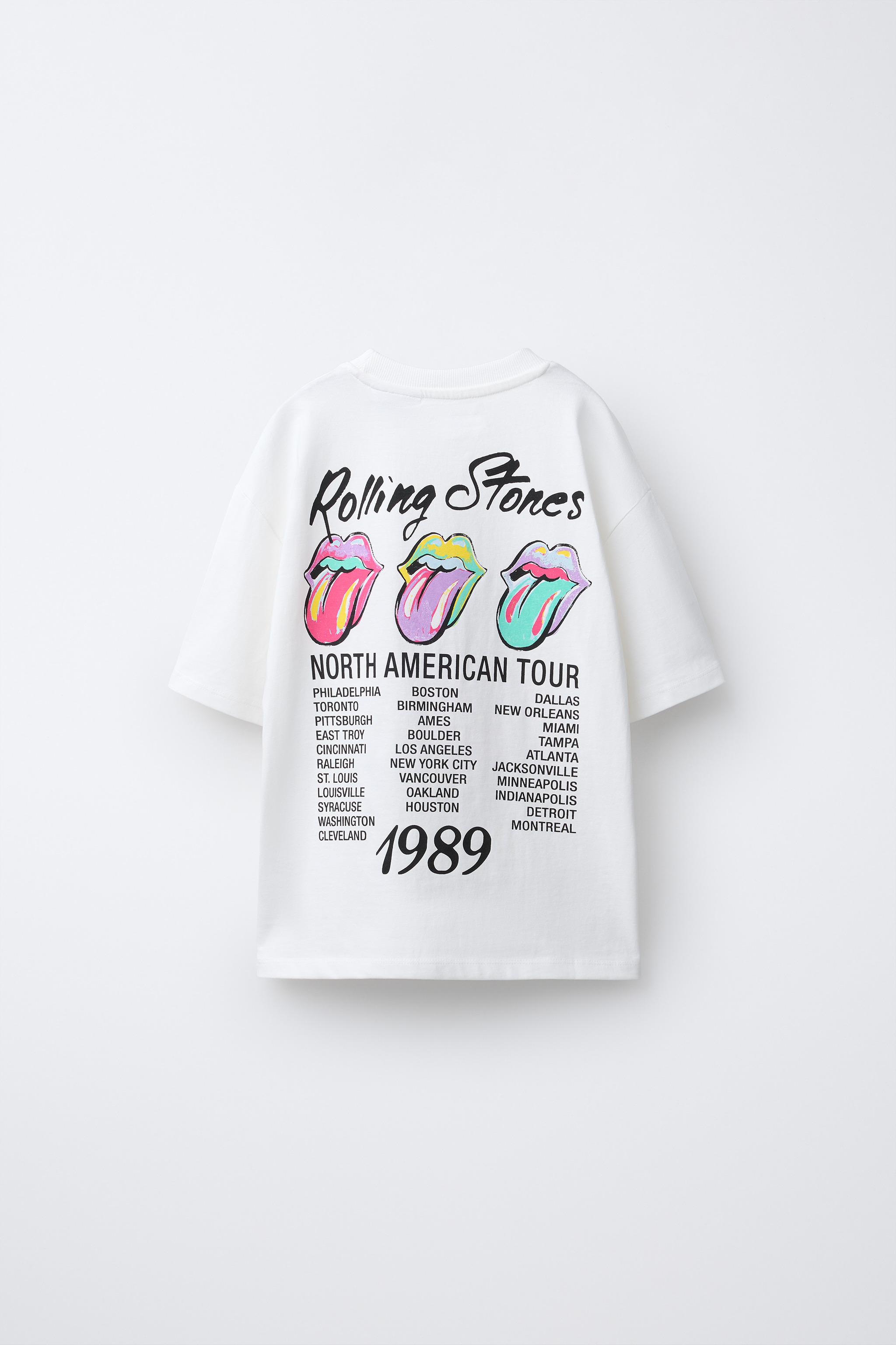 T-SHIRT IMPRIMÉ ROLLING STONES