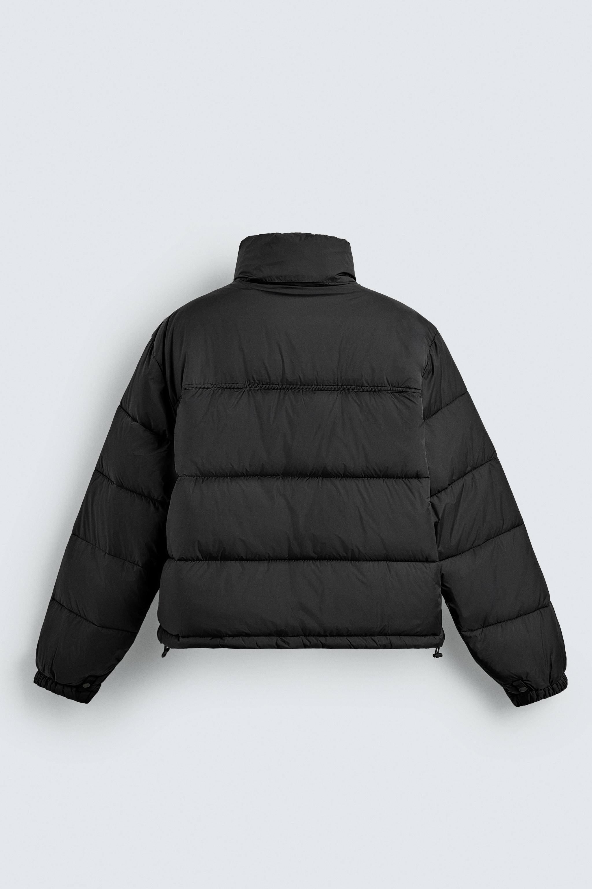 RELAXED FIT PUFFER JACKET - Black | ZARA United States