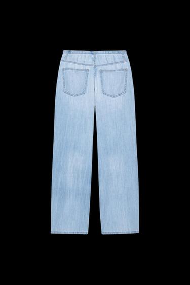 DENIM-PYJAMAHOSE – TRF - Blau von Zara