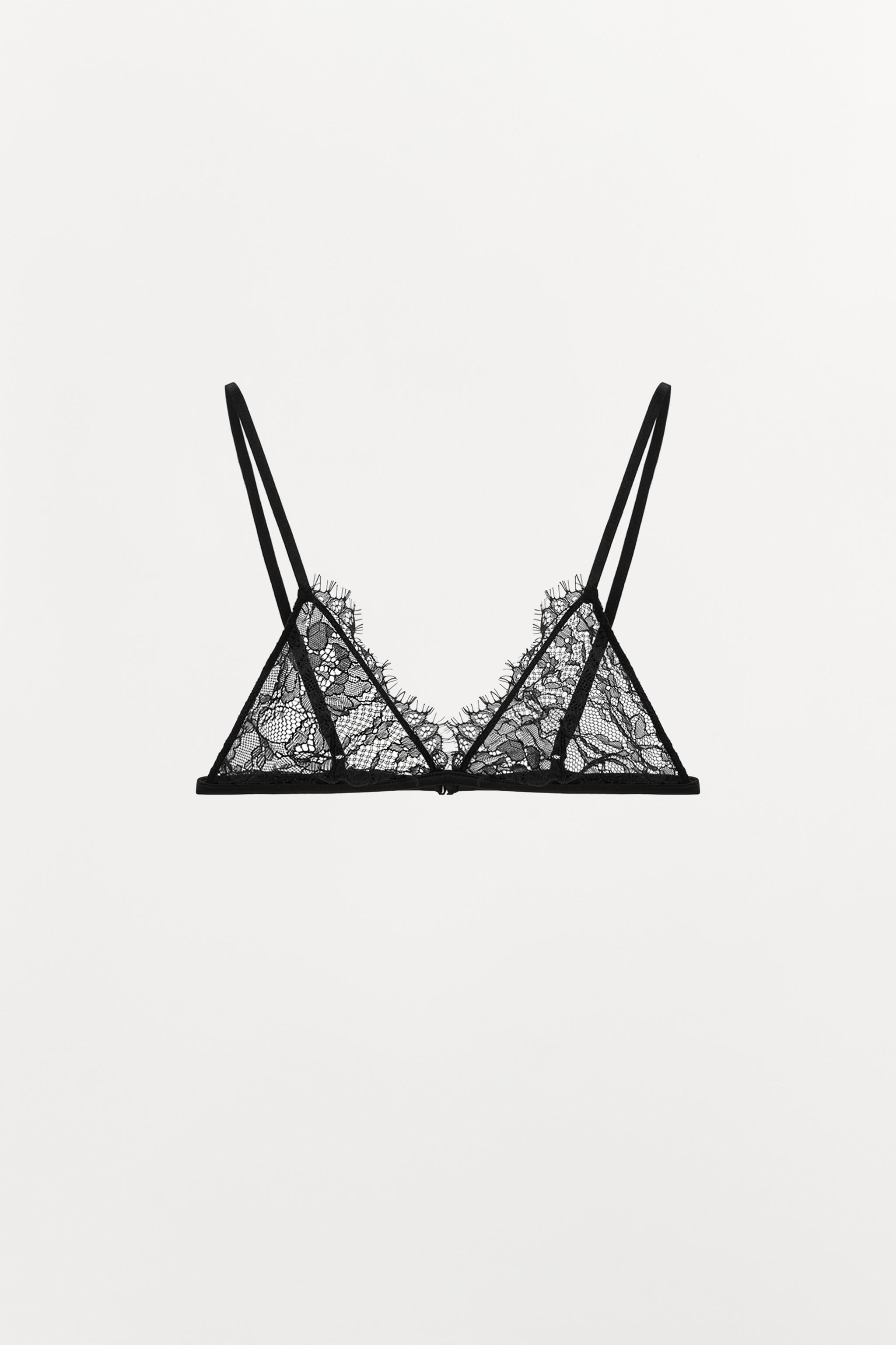 LACE TRIANGLE BRA