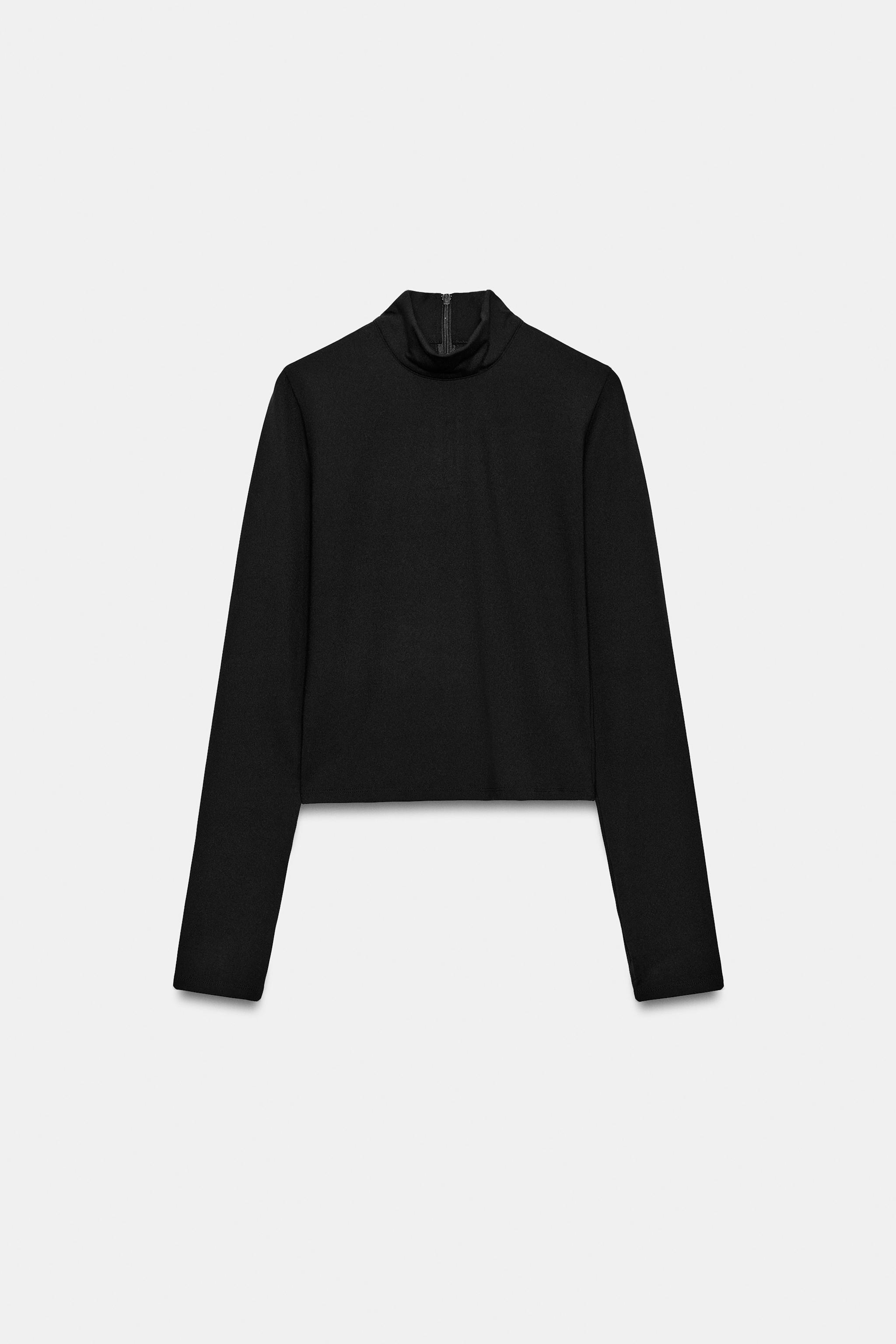STRETCH ZIPPER TOP