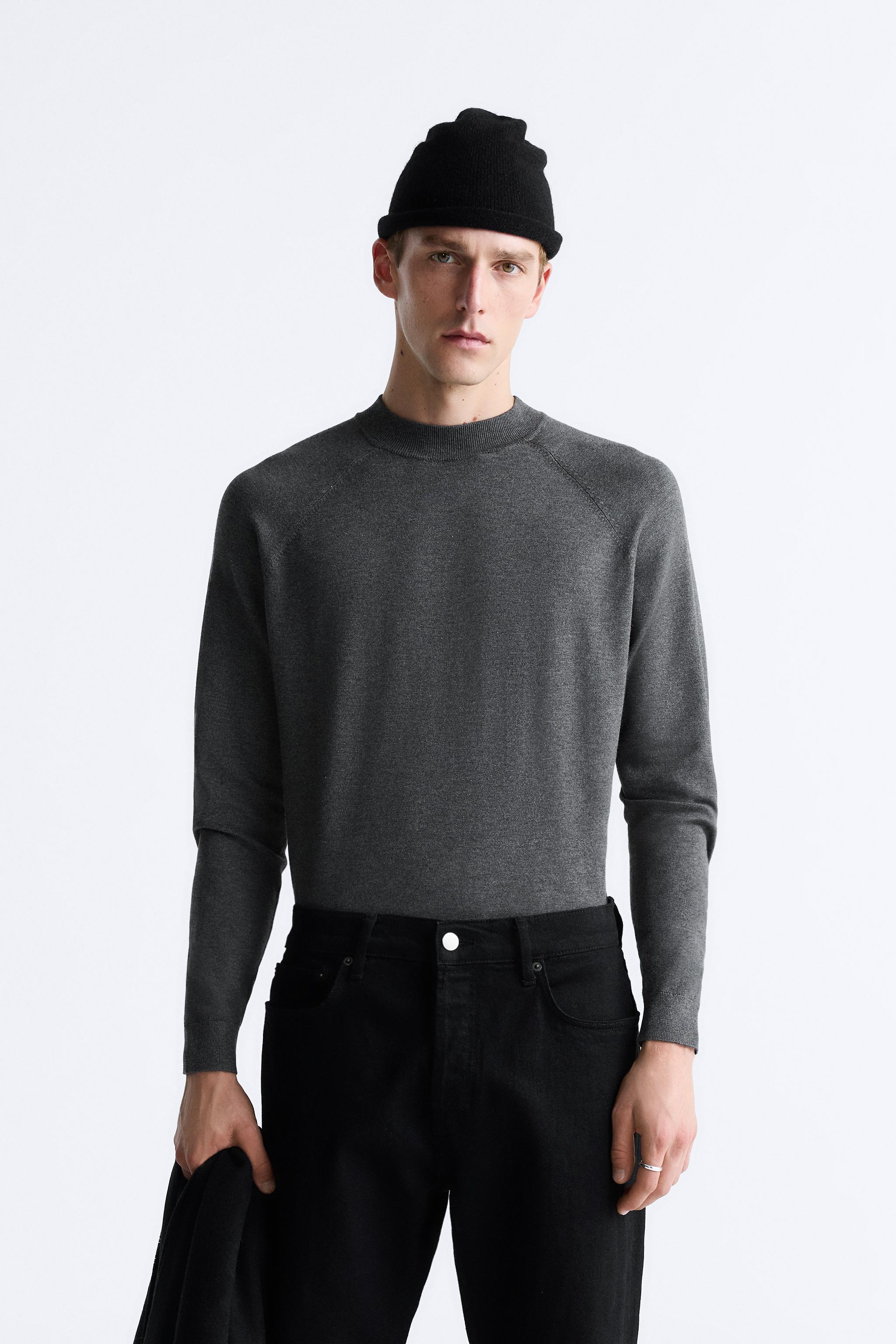 Short sleeve turtleneck sale mens zara