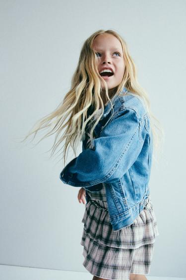 CAZADORA DENIM - Azul de Zara