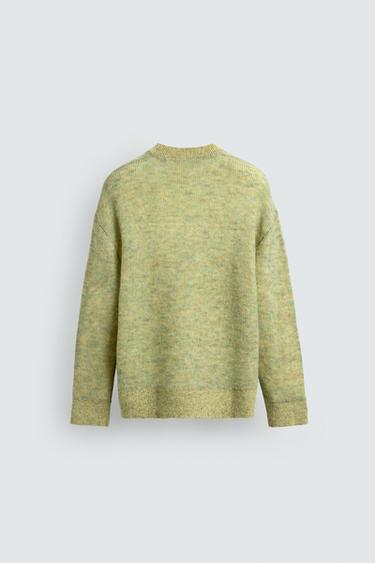 OMBRÉ KNIT SWEATER - Apple green by Zara - Image 7