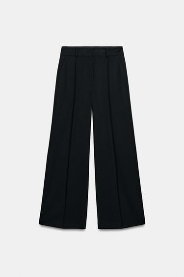 PANTALONI GAMBA LARGA ZW COLLECTION - Nero di Zara