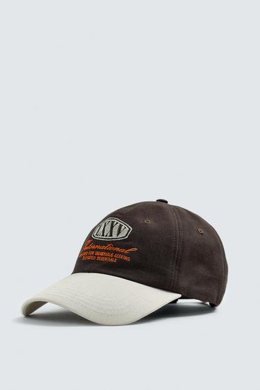 PET MET GEBORDUURDE TEKSTEN - Bruin van Zara