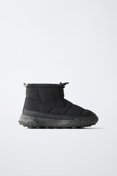Padded ankle boots - Black by Zara