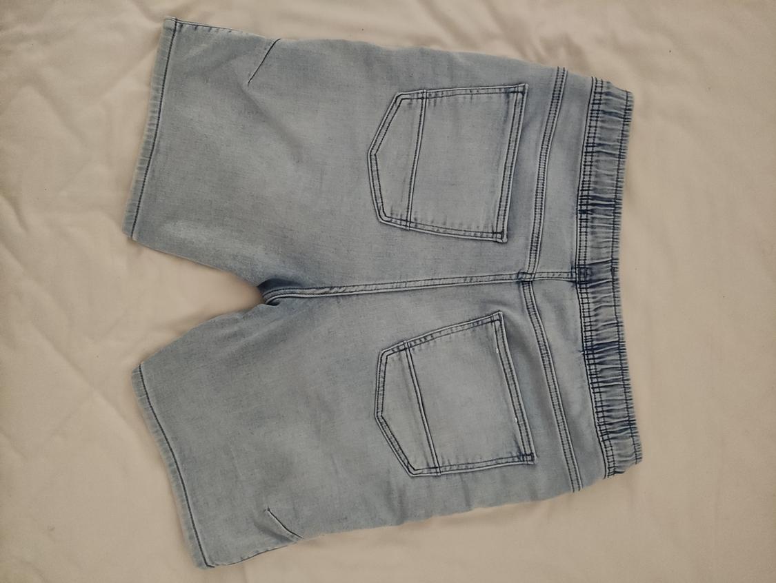 SOFT DENIM BERMUDA SHORTS - Image 3