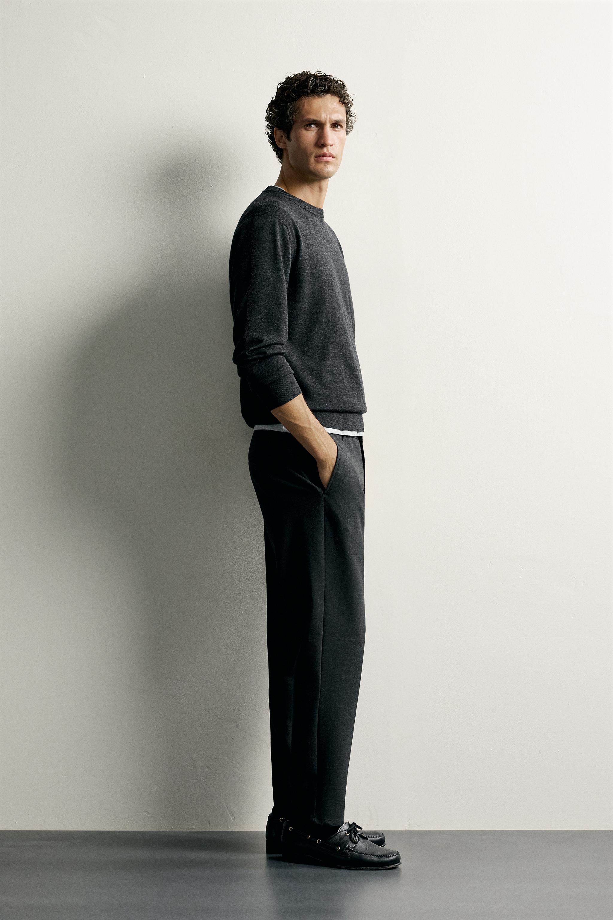 COMFORT STRUCTURED CHINO PANTS
