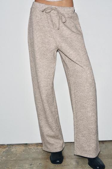 WIDE RUSTIC TROUSERS - Brown / Taupe by Zara - Image 2