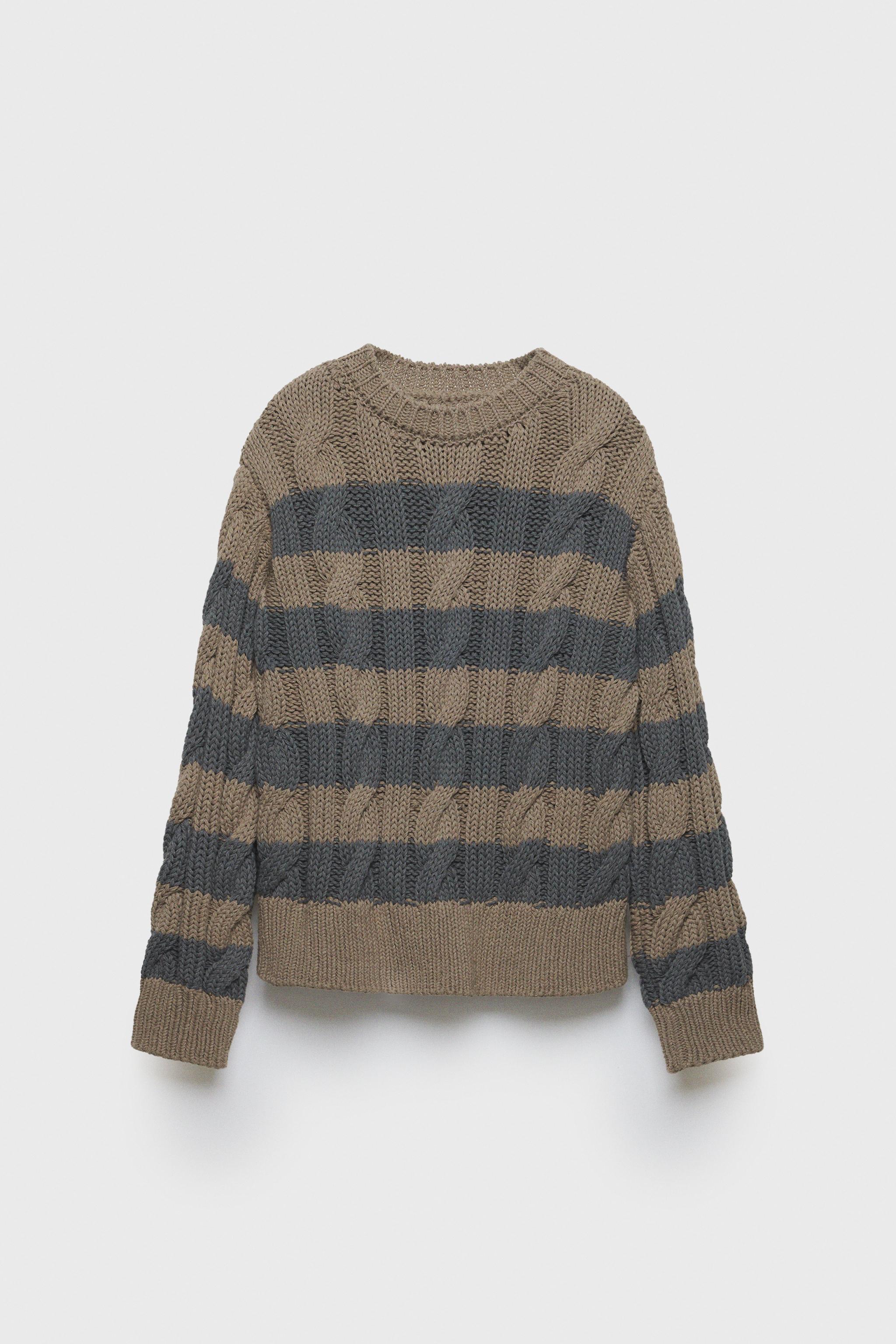 NWT selling ZARA STRIPED KNIT SWEATER