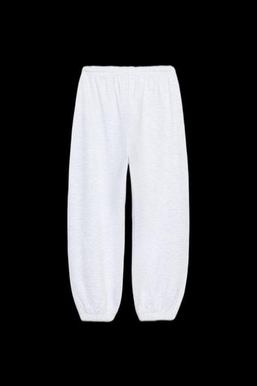 TEXT JOGGERS - Grey marl by Zara