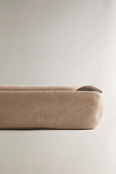 GARDEN FLOOR CUSHION WITH HANDLE - ecru/khaki by Zara - Image 4