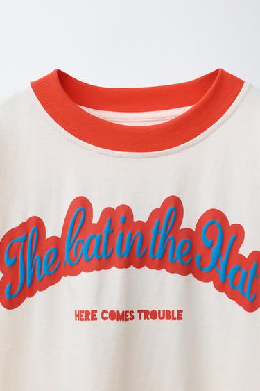 THE CAT IN THE HAT DR. SEUSS™ CONTRAST T-SHIRT - Ecru by Zara - Image 2