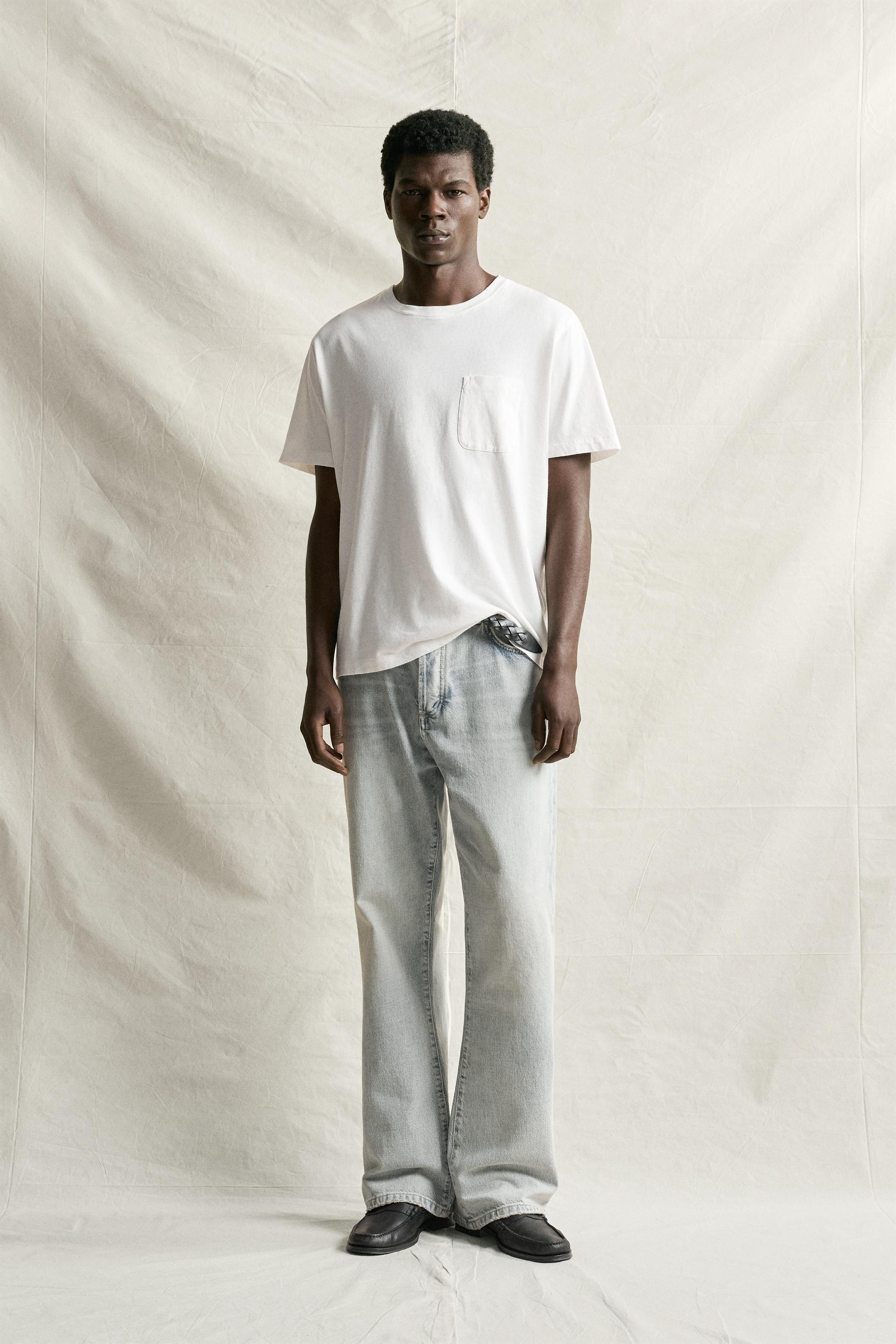ライトウェイト リラックスフィットTシャツ - ホワイト | ZARA Japan