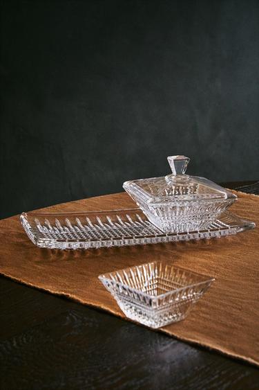 RAISED DESIGN GLASS APERITIF CONTAINER SET -  by Zara - Image 5