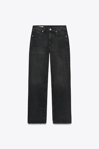 JEAN TRF DROIT TAILLE BASSE - Noir de Zara - Image 8