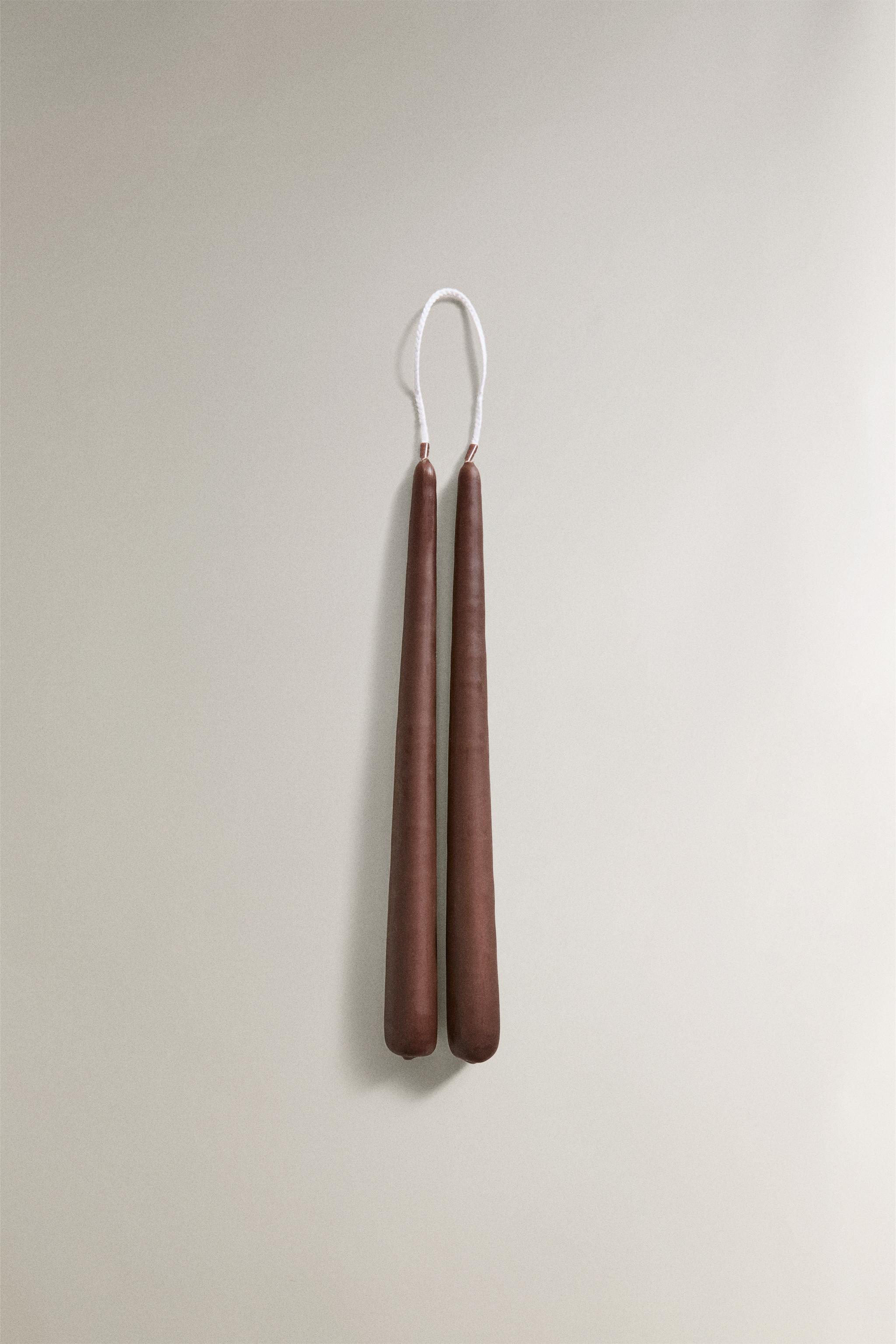 SET OF DECORATIVE CONE CANDLES (SET OF 2)