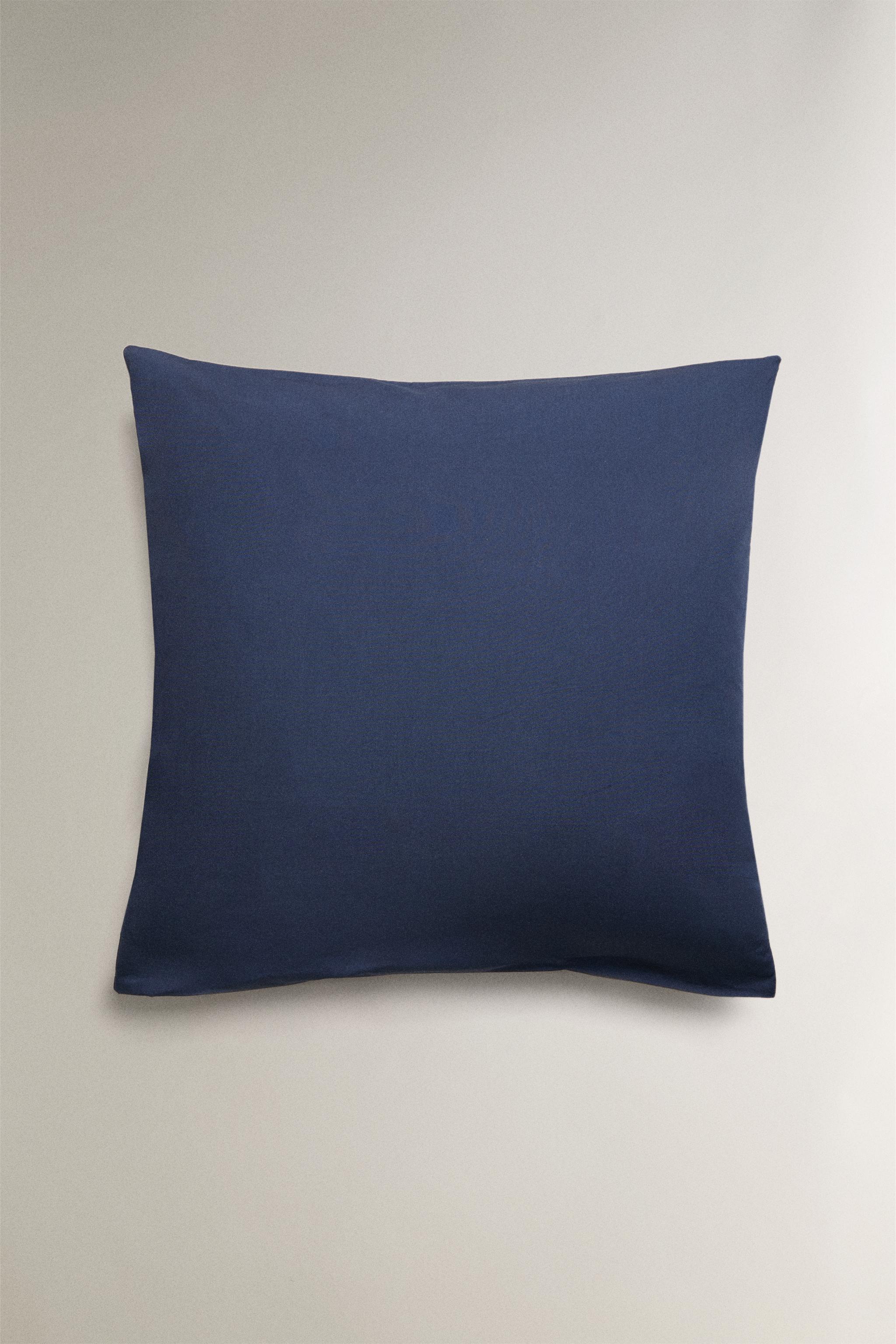 Zara REVERSIBLE COTTON PERCALE PILLOWCASE — фото 2