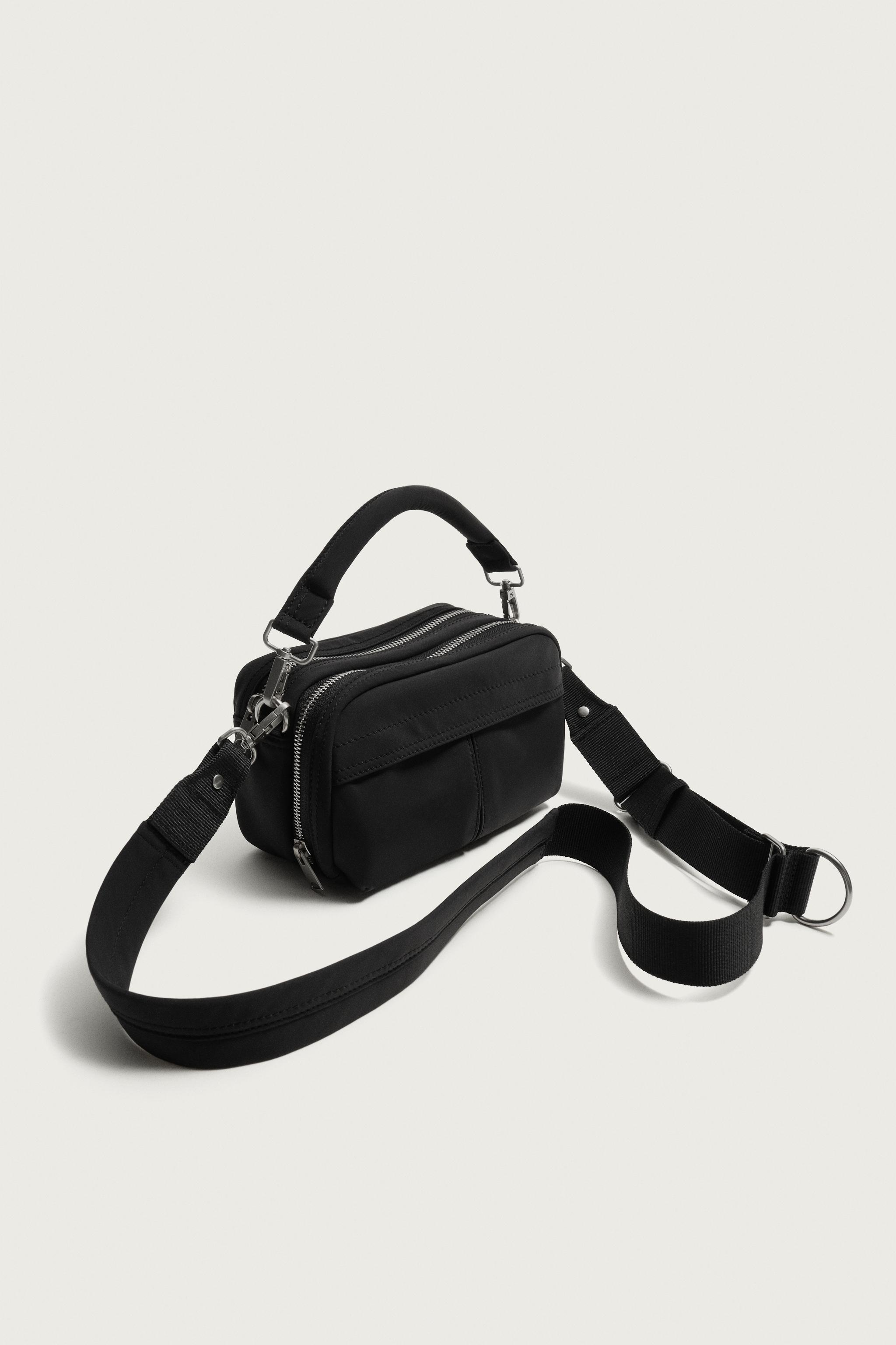 ナイロンクロスボディバッグ - ブラック | ZARA Japan / 日本