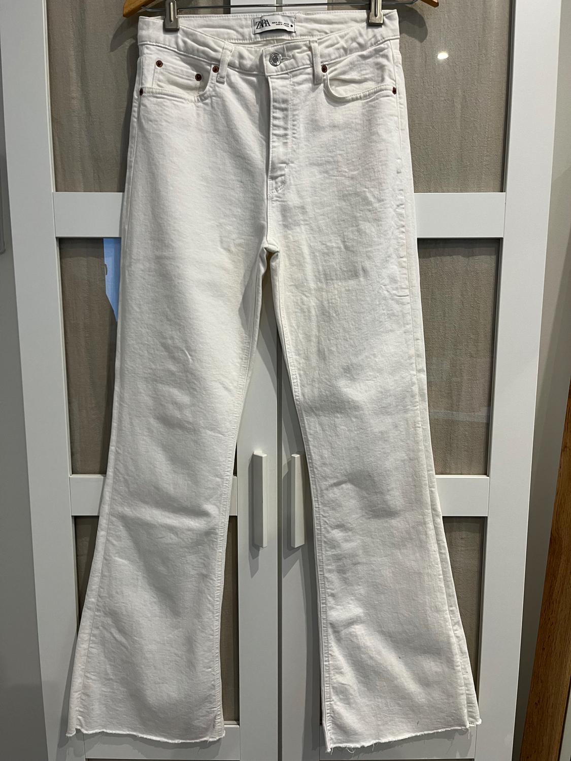ZW PREMIUM SKINNY FLARE WHITE JEANS