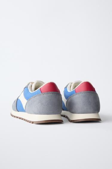 BASKETS DE SPORT COMBINÉES - Bleu de Zara - Image 5