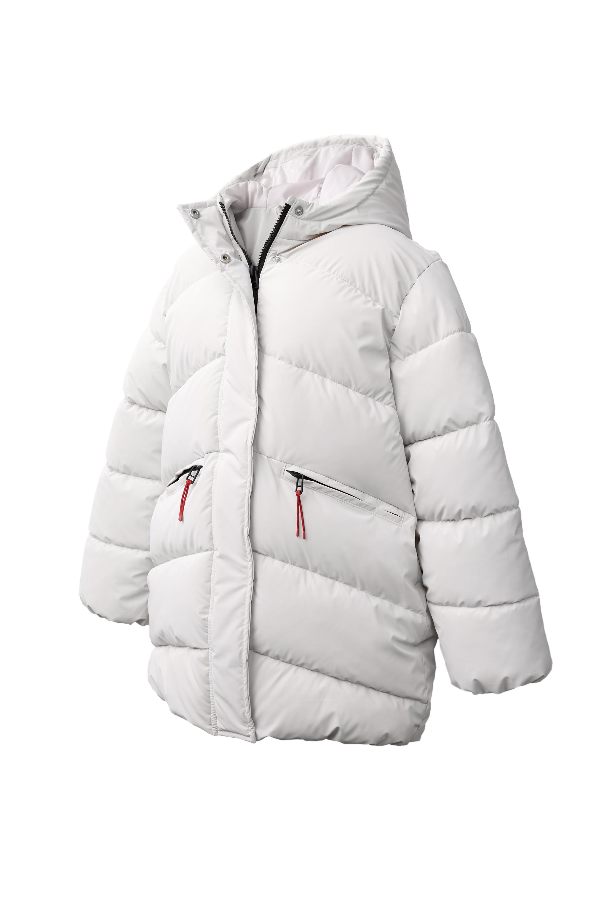 WATER-RESISTANT RUBBERIZED PUFFER COAT