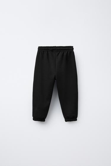 BASIC TEXT JOGGERS - Black by Zara - Image 1