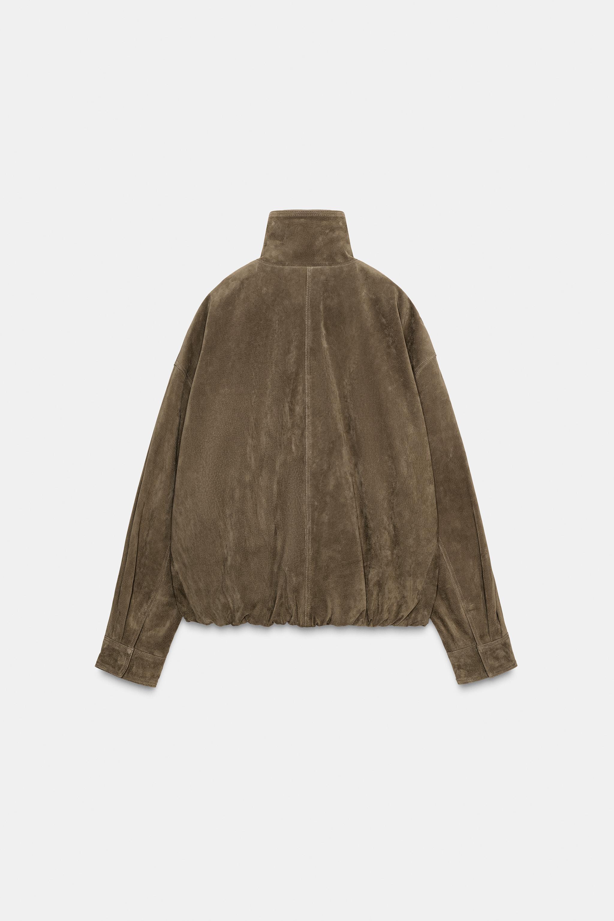 2枚新品タグ付きReflectシープレザージャケット9号カーキ/ ブラウン 11008LWGOCA0102033001?$VS_1500$