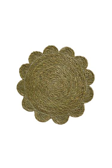 Zara FLOWER RATTAN PLACEMAT - 綠色