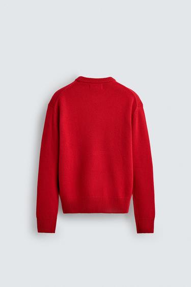 WOOL - CASHMERE JUMPER LIMITED EDITION - Red by Zara - Image 8