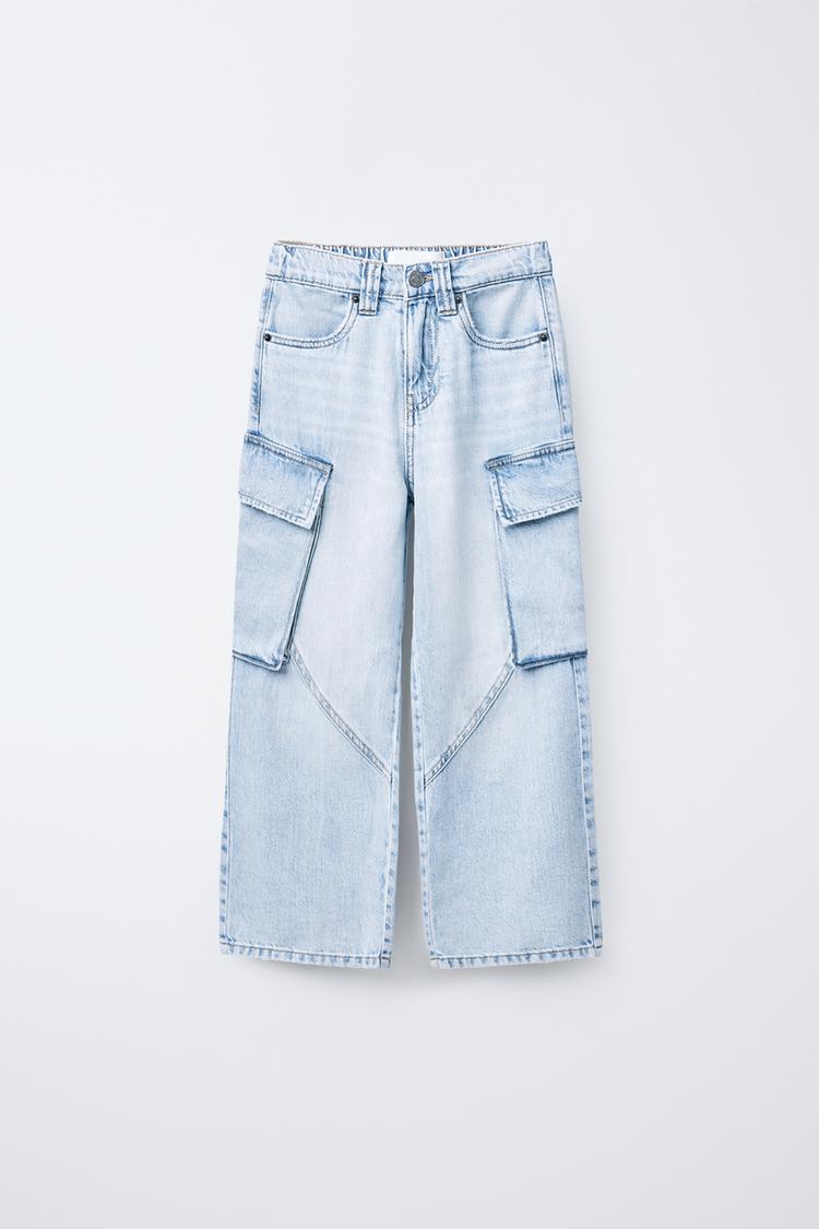 カーゴ デニムパンツ - ライトブルー | ZARA Japan / 日本