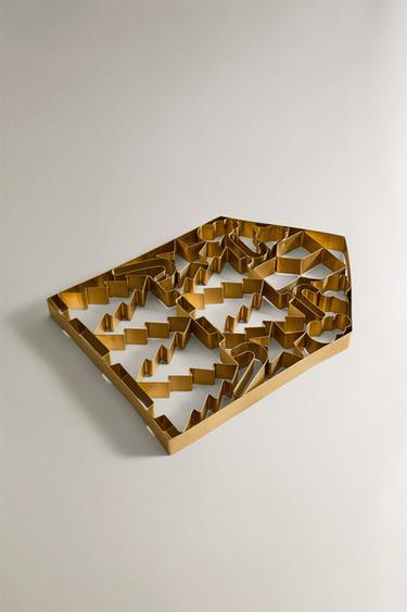 MOULE À PÂTISSERIE EN ACIER DE NOËL - Doré de Zara - Image 1