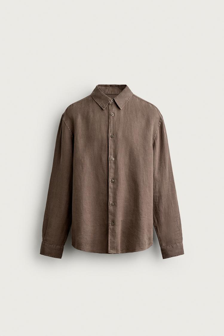 CAMISA DE LINO 100% DE AJUSTE REGULAR 8