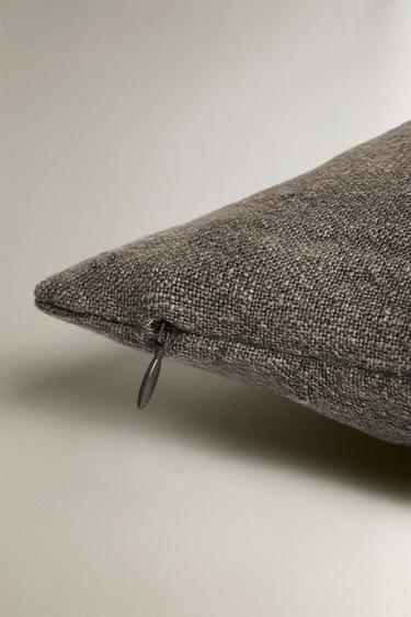 HOUSSE DE COUSSIN LIN - Marron / Taupe de Zara - Image 3