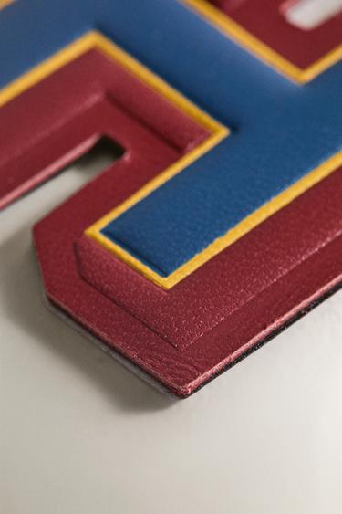 LEATHER LETTER H PATCH - Multicoloured by Zara - Image 1